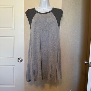 Charlotte Russe Gray and Black Dress